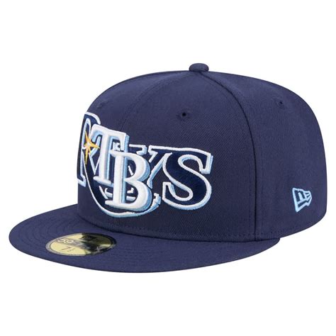 New Era MLB Tampa Bay Rays Overlap 59FIFTY Fitted Hat | Belk