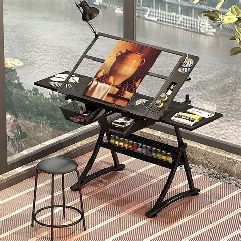 FAFACAI Drawing Table Adjustable Height Drawing Table, India | Ubuy
