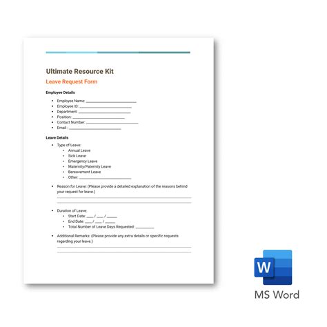 Image result for Leave Request Process