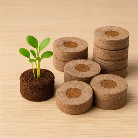 Coco Peat Coins Jiffy Bag for Seed Germination