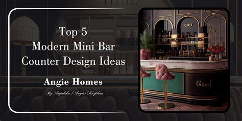 Bar Counter Design: Types, Benefits, Advantages and Ideas – ANGIE HOMES