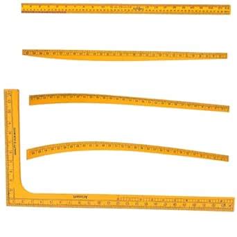 NTGS Wooden Fashion Designing Ruler Scale Long for Architects ...