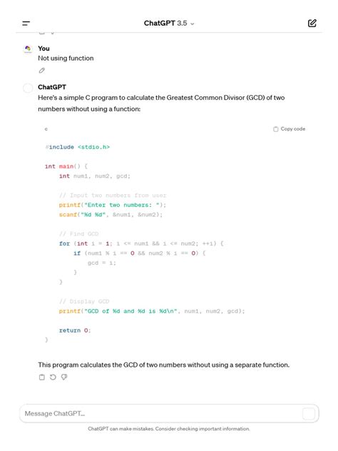 GCD of Two Numbers in Python without Formula 的图像结果