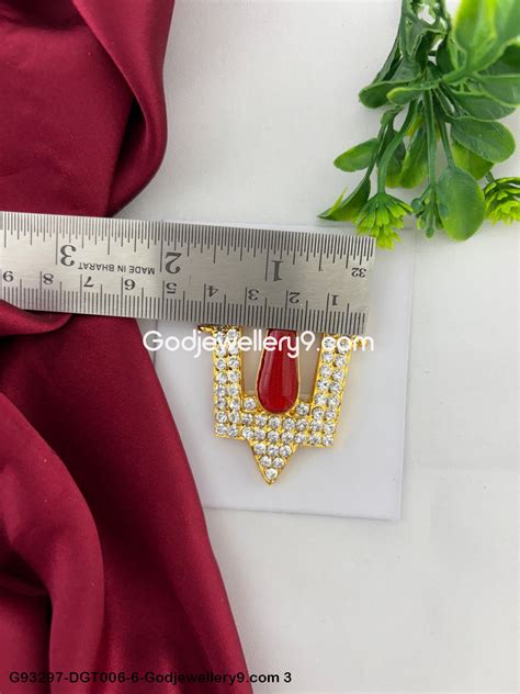 Handmade God V Shape Stone Namam Tilak Vishnu Deity Murti Alankaram ...
