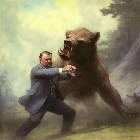 Teddy Roosevelt fights Man-Bear-Pig : r/southpark