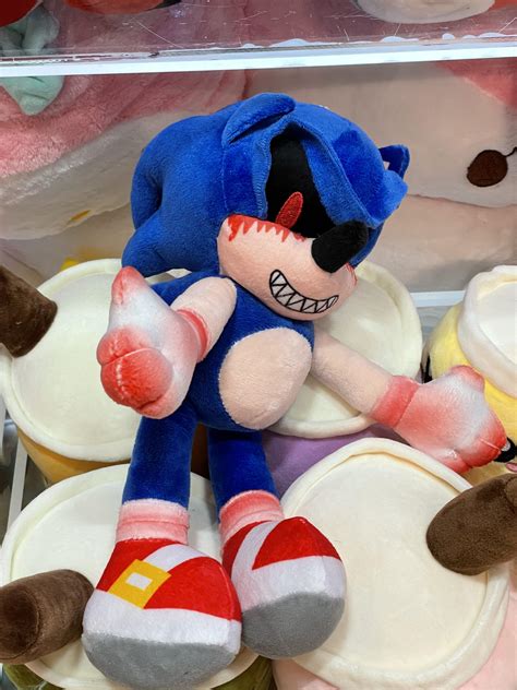 Knock-off Sonic.exe plush found at mall : r/crappyoffbrands