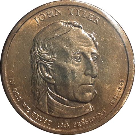 1 Dollar (John Tyler) - Estados Unidos – Numista