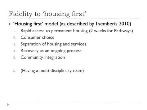 Housing First Model 的图像结果