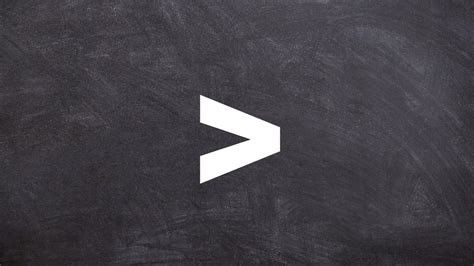 Image result for Greater than Sign Example