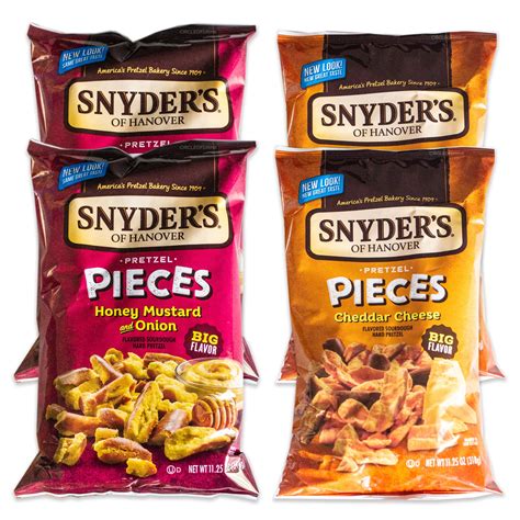 Snyder's Honey Mustard and Onion Pieces (2, 11.25oz bags) - Variety ...