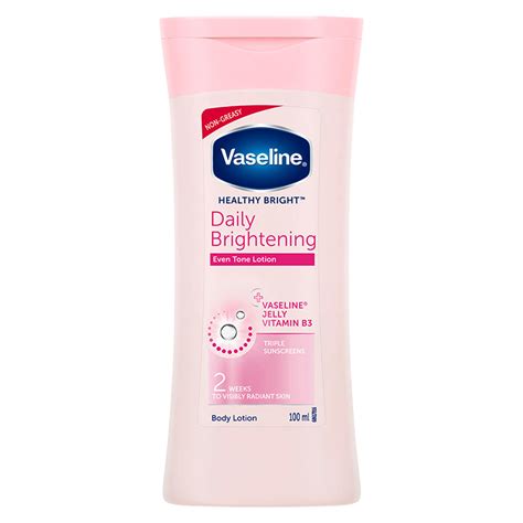 Vaseline Healthy Bright Daily Brightening Body Lotion, 100 ml Price ...