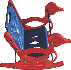 Pihu Enterprises Rocking Chair, Rocker for Kids-Blue& Red Suitable for ...