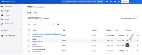 Redis SQL Docker 的图像结果