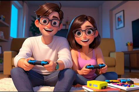 Cartoon Characters Playing Games Images - Free Download on Freepik