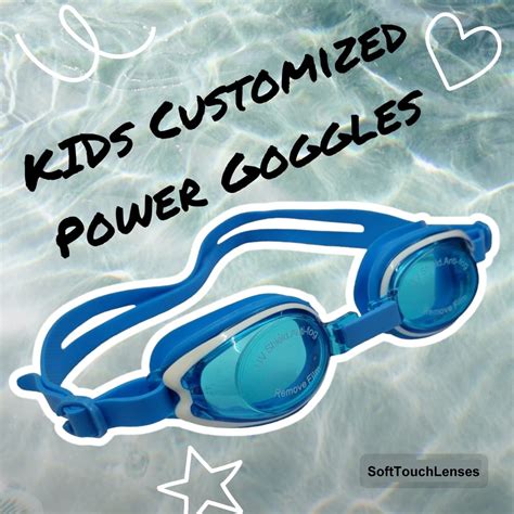Kids Customized Power Swimming Goggles Rx Prescription Optical Correct ...