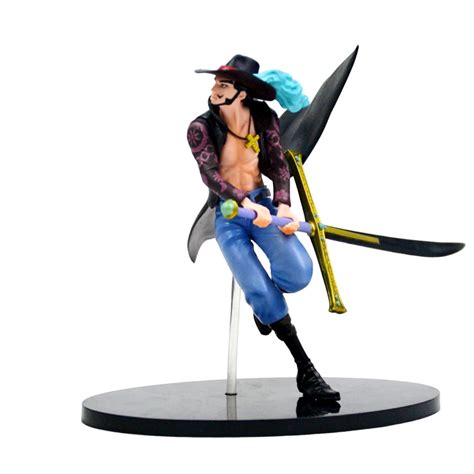 Trunkin One Piece Dracule Mihawk Action Figure Model Anime Figurine PVC ...