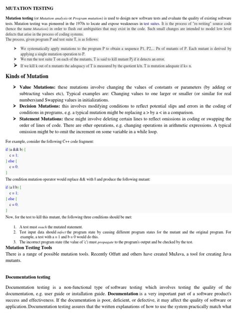 Mutation Testing CS 的图像结果