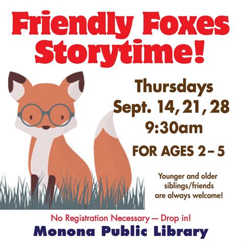 September Adventures with Monona Public Library