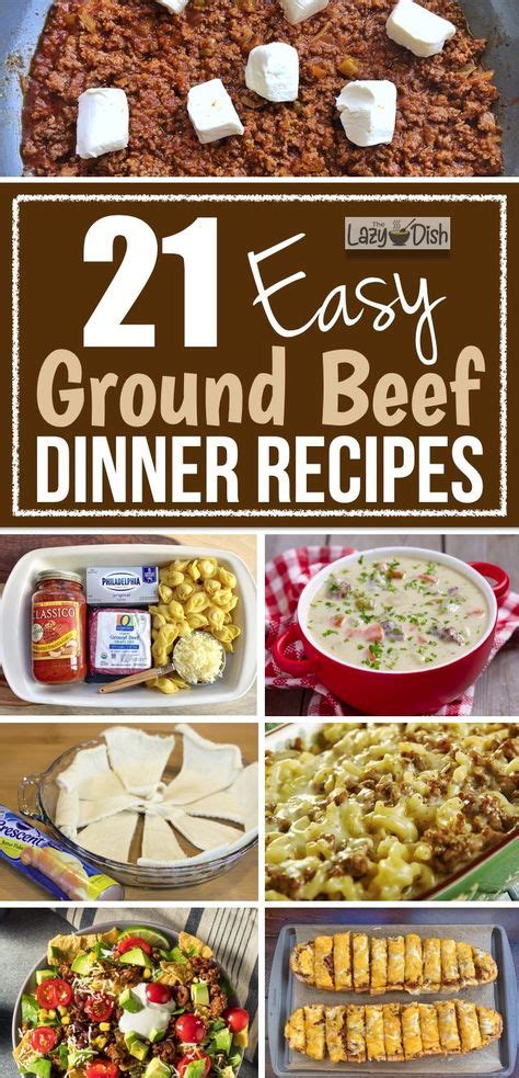 dinner ideas ground beef