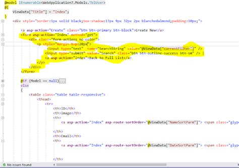 Image result for How to Add Filter Web Page by Using ASP NE Core