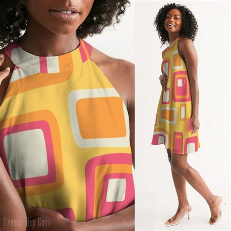 Mod Dress, Vintage Dress Style, Retro Dress, Mod Yellow Dress, 60s ...