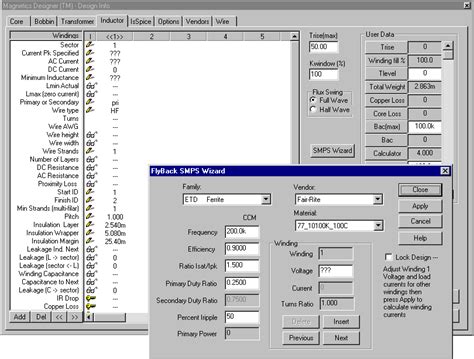 Transformer Core Calculation Software Working 的图像结果
