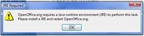 Fix JRE Error in Open Office Wizard 的图像结果