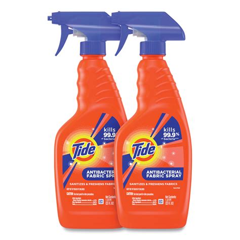 Tide® Antibacterial Fabric Spray, Original Scent, 22 oz Spray Bottle, 2 ...