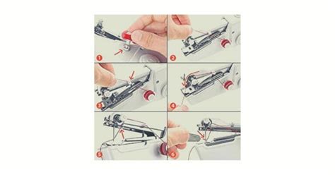 Image result for How to Thread Singer Handheld Sewing Machine