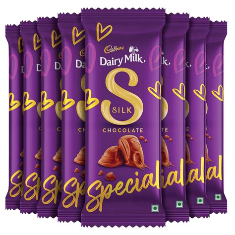 Cadbury Dairy Milk Silk Chocolate Bar, 60g - Pack of India | Ubuy