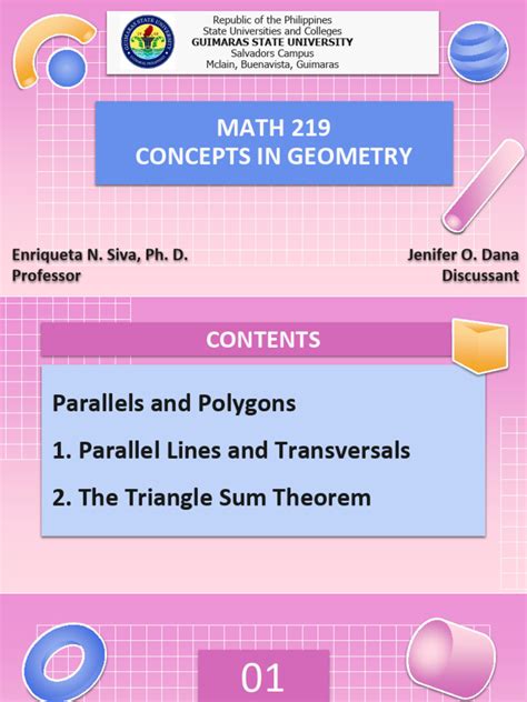 Parallel Lines & Transversal and The Triangle Sum Theorem | PDF | Elementary Geometry ...