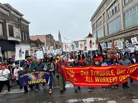 Protesters in Milwaukee and Madison rally for worker and immigrant ...