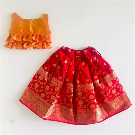 Buy Pattu Pavadai Girls Online In India - Etsy India