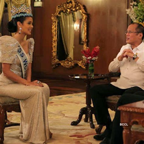 Megan Young meets Philippine President Benigno S. Aquino III