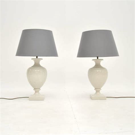 Pair of Antique Neoclassical Style Ceramic Table Lamps | Marylebone ...