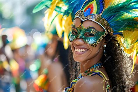 Brazilian carnival masks | Premium AI-generated image