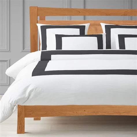 Buy Premium 500Tc Black Border Duvet Cover Online at Bedlam