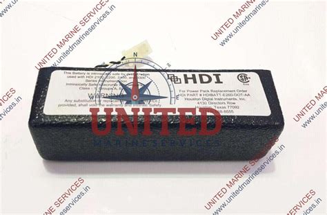HDI POWER PACK BATTERY HDIBATT-E260-DOT-AA | United Marine Services