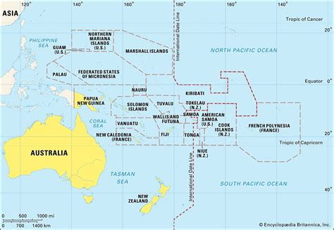 Oceania Countries Countries By Continent :: Australia And Oceania