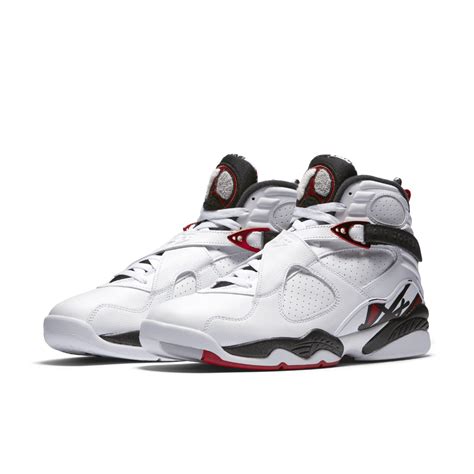 Air Jordan 8 Retro 'White & Black & Gym Red'. Nike SNKRS