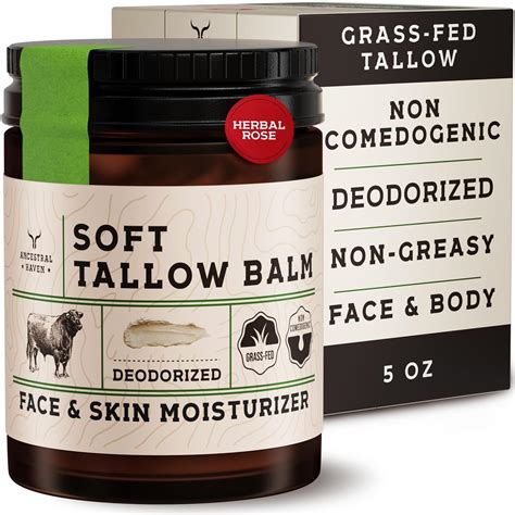 Amazon.com: Beef Tallow for Skin 5.0 Oz | Tallow Face Moisturizer ...