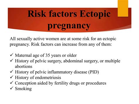 What Increases Risk Of Ectopic Pregnancy