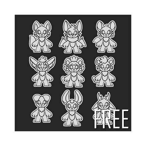 F2U Chibi Furry Base by AcerolaHWQ on DeviantArt