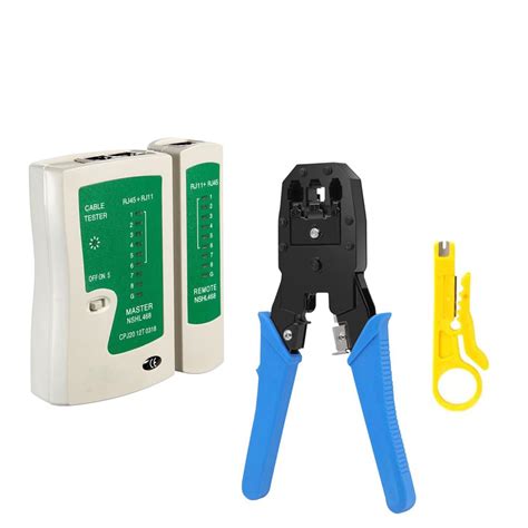 CRAFTS HAVELI Networking Tool Kit Combo RJ45 Network Tester & Crimping ...