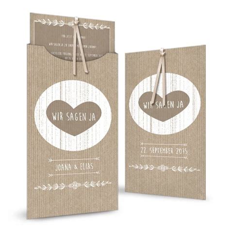 Einsteckkarten Einladung Hochzeit