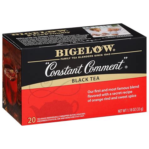 Bigelow Constant Comment Tea - 20-Count Boxes (Pack of 6), Caffeinated ...