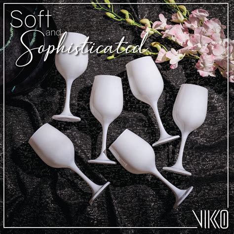 Buy Vikko Décor Wine Glasses, Light Gold Wine Glass, 14 Oz Fancy Wine ...