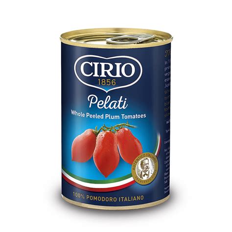 CIRIO Peeled Plum Tomatoes | Sweet Tasty Italian Tomatoes | 400g | 100% ...