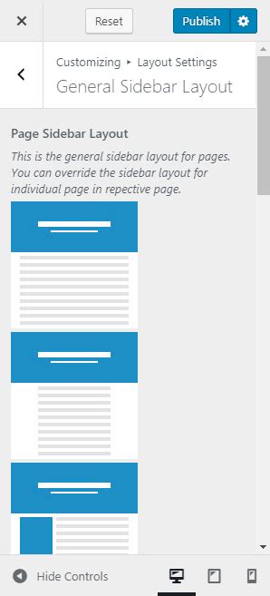Image result for Customize Sidebar Layout