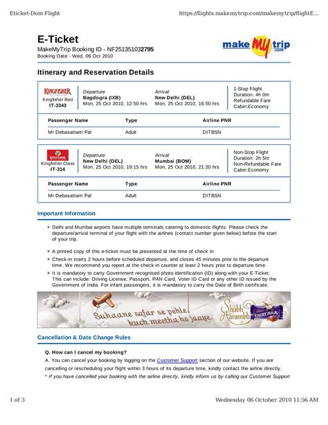 Free Printable Fake Plane Ticket Templates [PDF] / Airline & Flight
